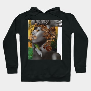 Portrait and gold Hoodie